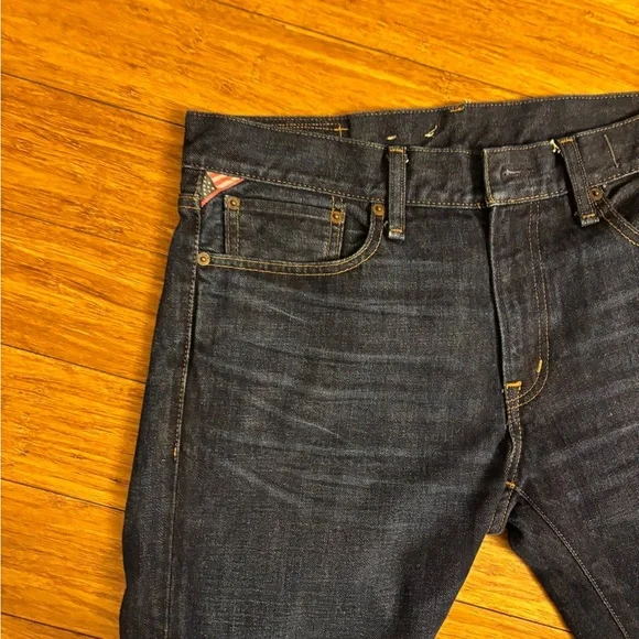 Ralph Lauren denim and supply Men's Dark Blue Jeans worn once 31/30 - Picture 5 of 8